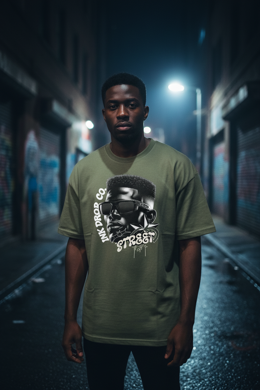 Men's Street Portrait Graphic Tee