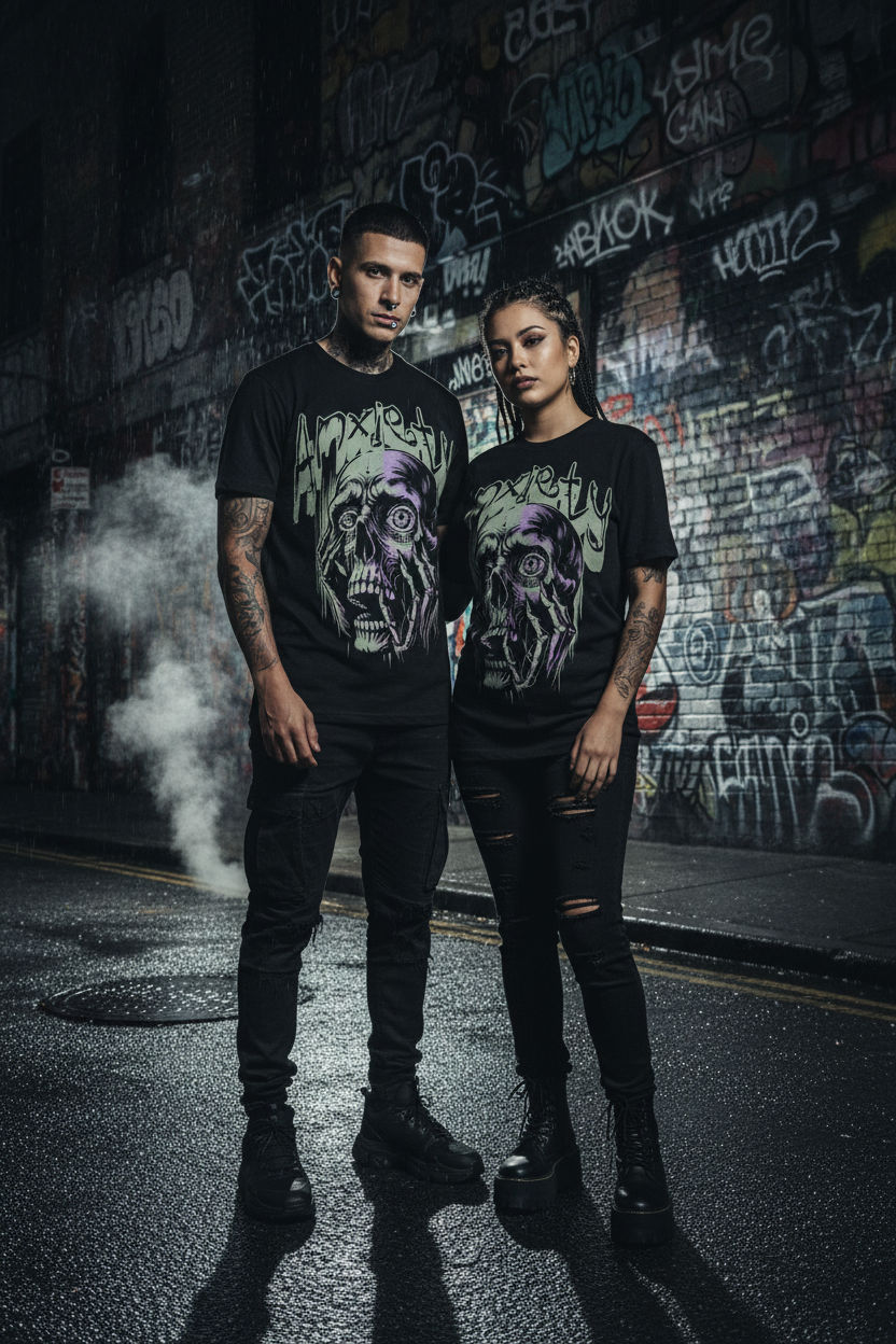 Unisex Anxiety Graphic Tee