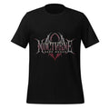 Men's black graphic t-shirt with Nocturne Dark Goods logo print on chest