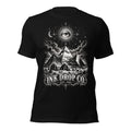 Women’s graphic T-shirt, black, front eye and pyramid illustration
